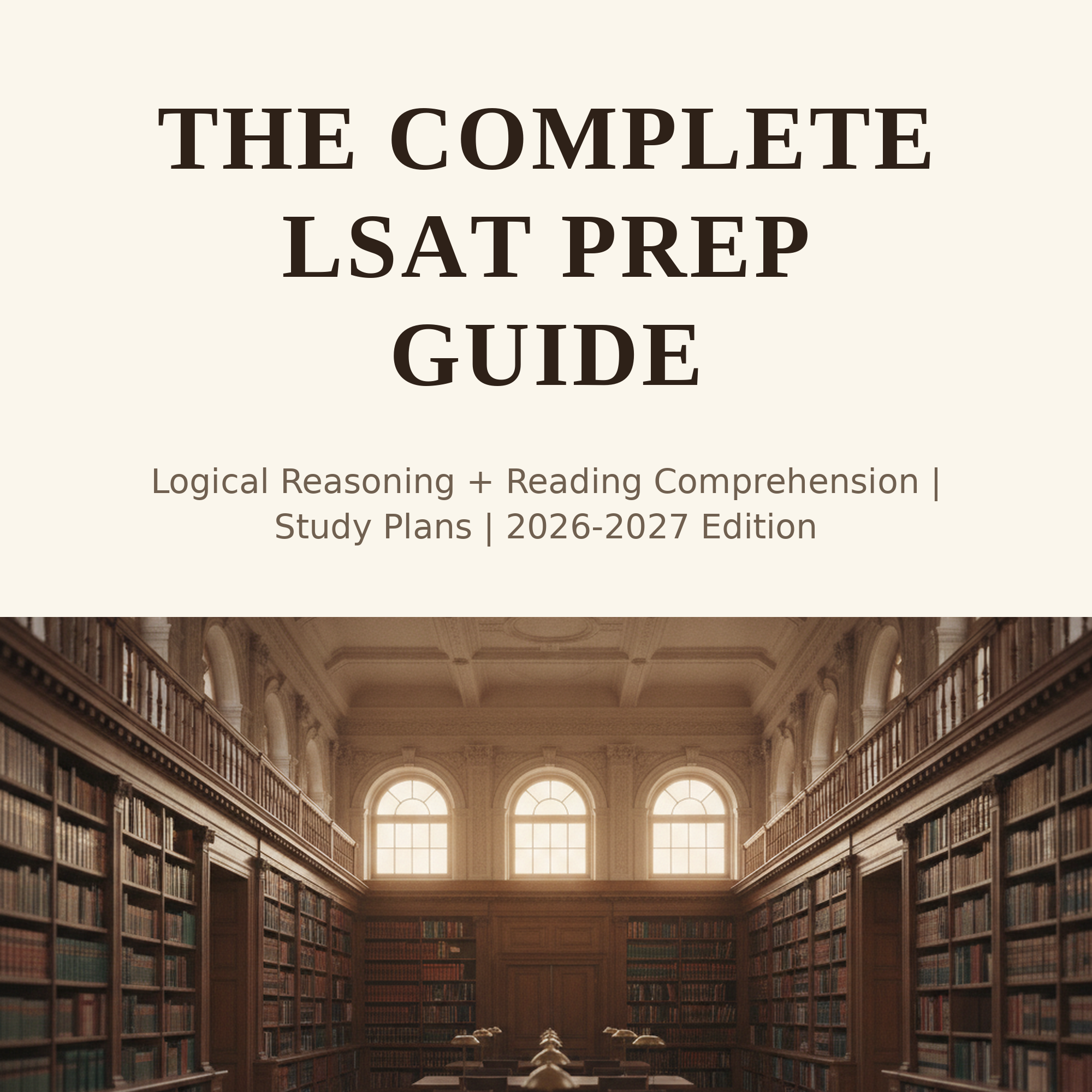 Complete LSAT Prep Guide: Logical Reasoning, Reading Comprehension, Practice Drills, and Study Strategies — LSAT study guide cover