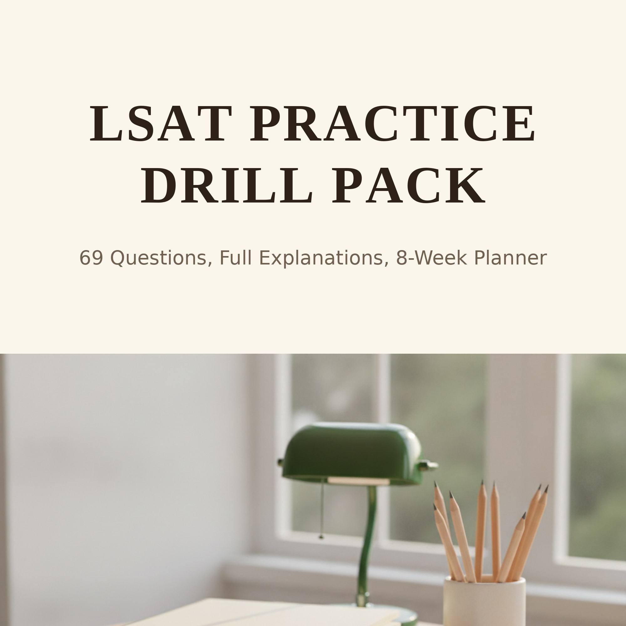 LSAT Practice Questions: Logical Reasoning and Reading Comprehension Drills with Answer Explanations — LSAT study guide cover