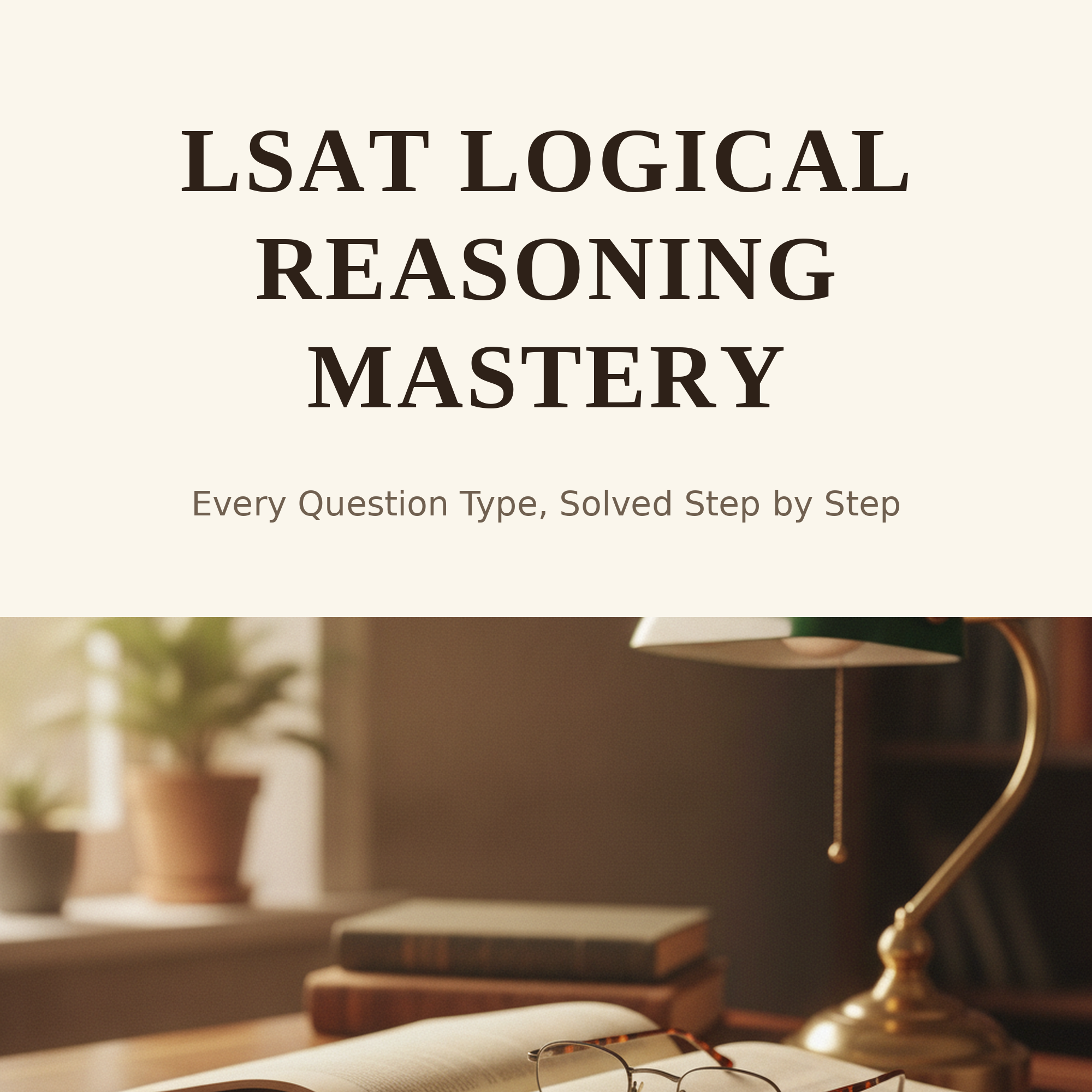 LSAT Logical Reasoning: Step-by-Step Strategies for Arguments, Assumptions, Flaws, and Inference Questions — LSAT study guide cover